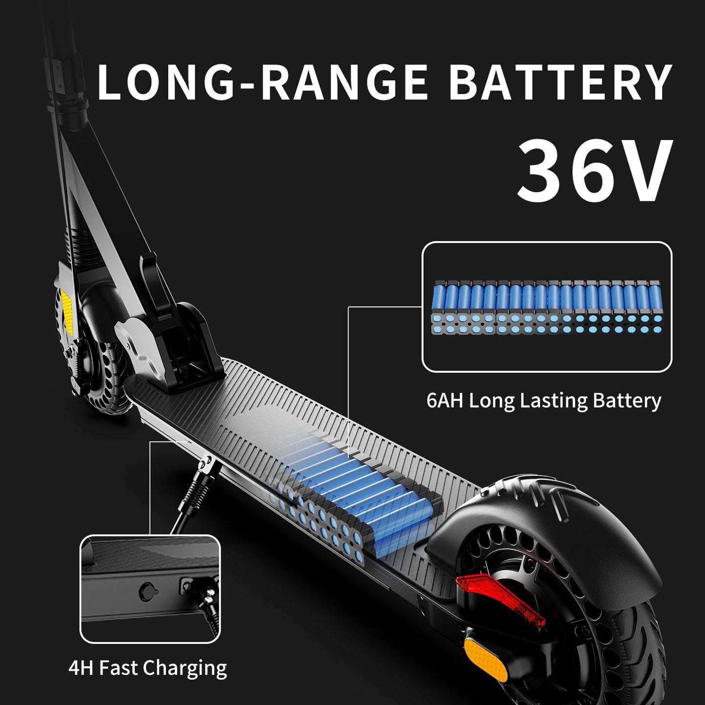 Folding Electric Kick Scooter 15.5MPH, For Teens.