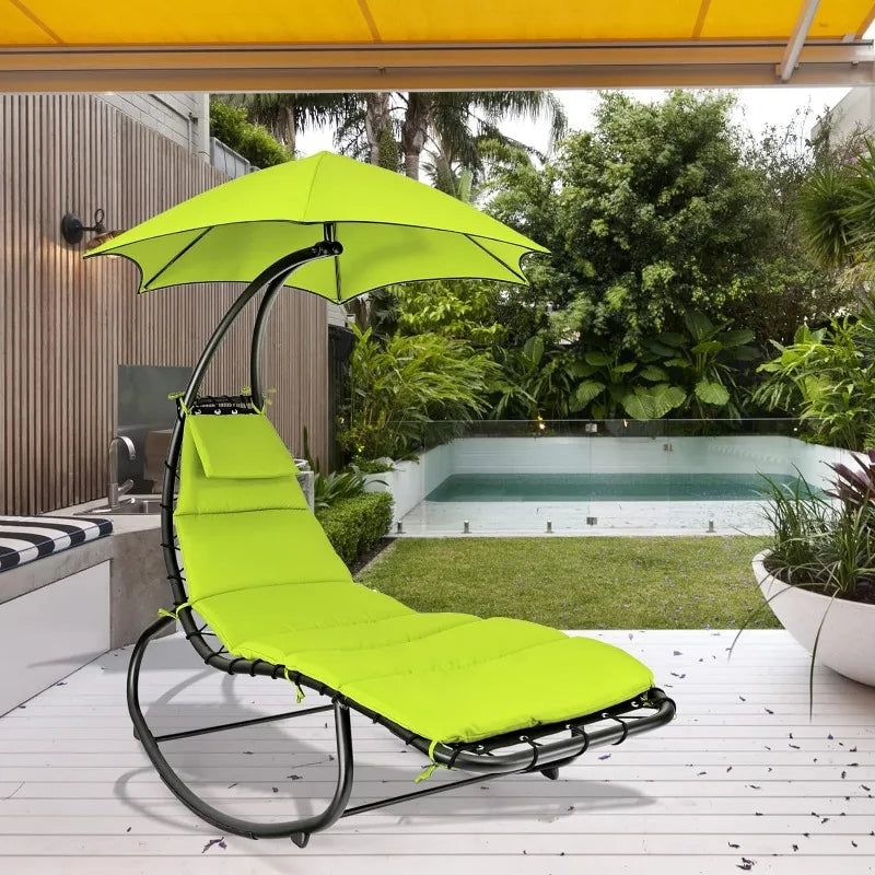 Rocking Hammock Swing Chair with Cushion.