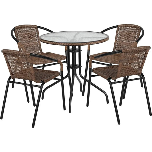 Outdoors Dining Table Chairs Set.