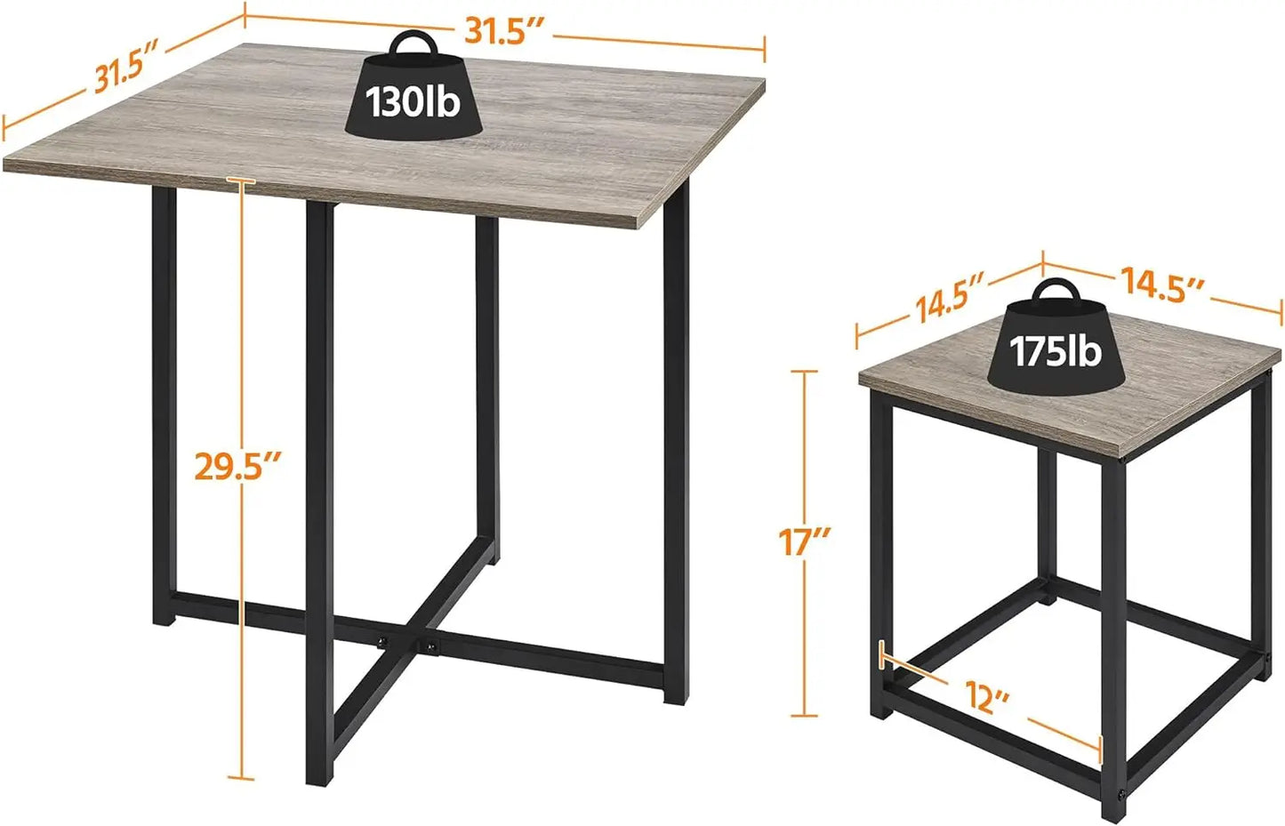 5-Piece Dining Table Set with 4 Stools - Industrial & Compact.