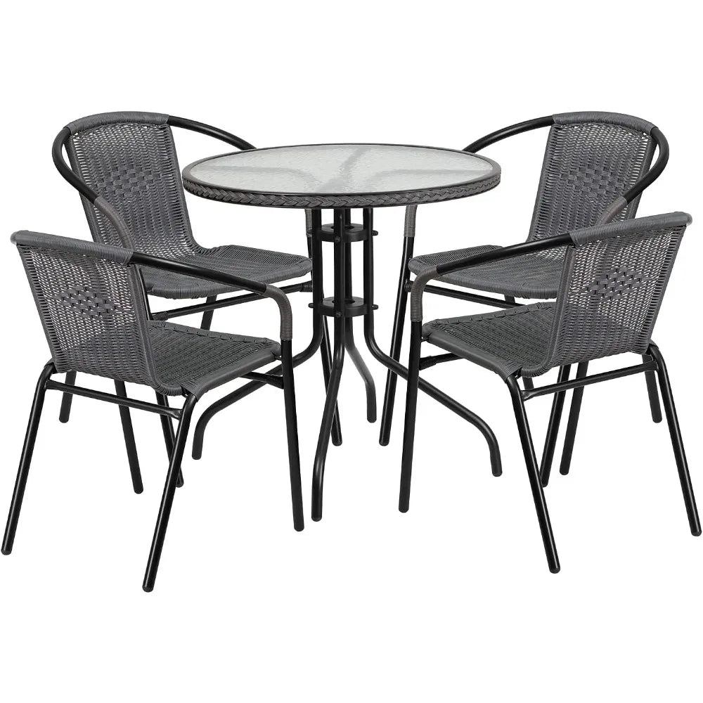 Outdoors Dining Table Chairs Set.