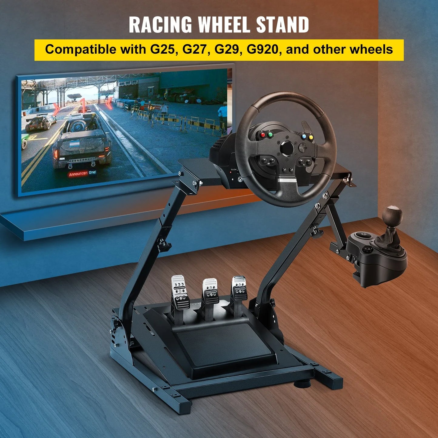 Game Racing Wheel Stand Fit For Logitech G29 G25 G27 Racing Stand.