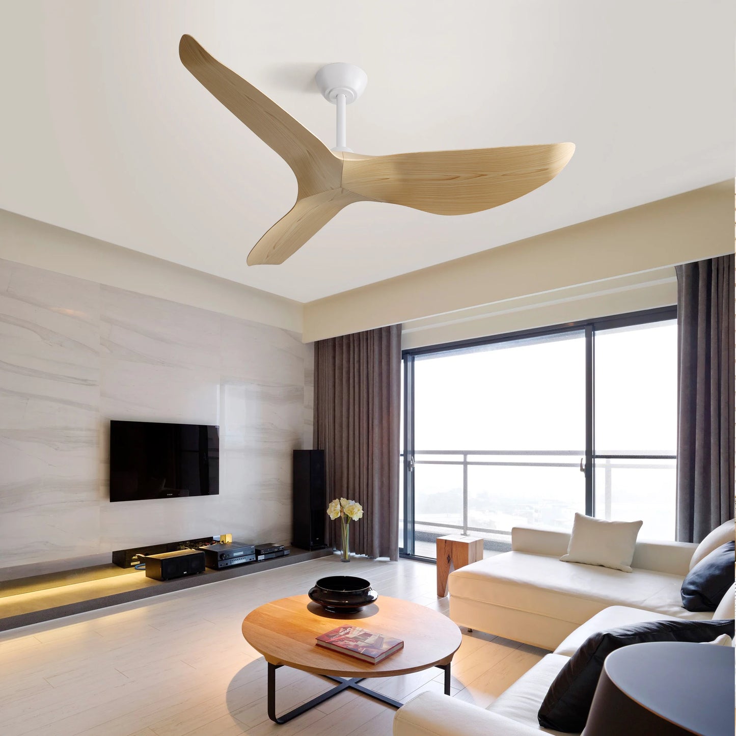 52-inch DC Ceiling Fans With Remote Control, 6-Speed.