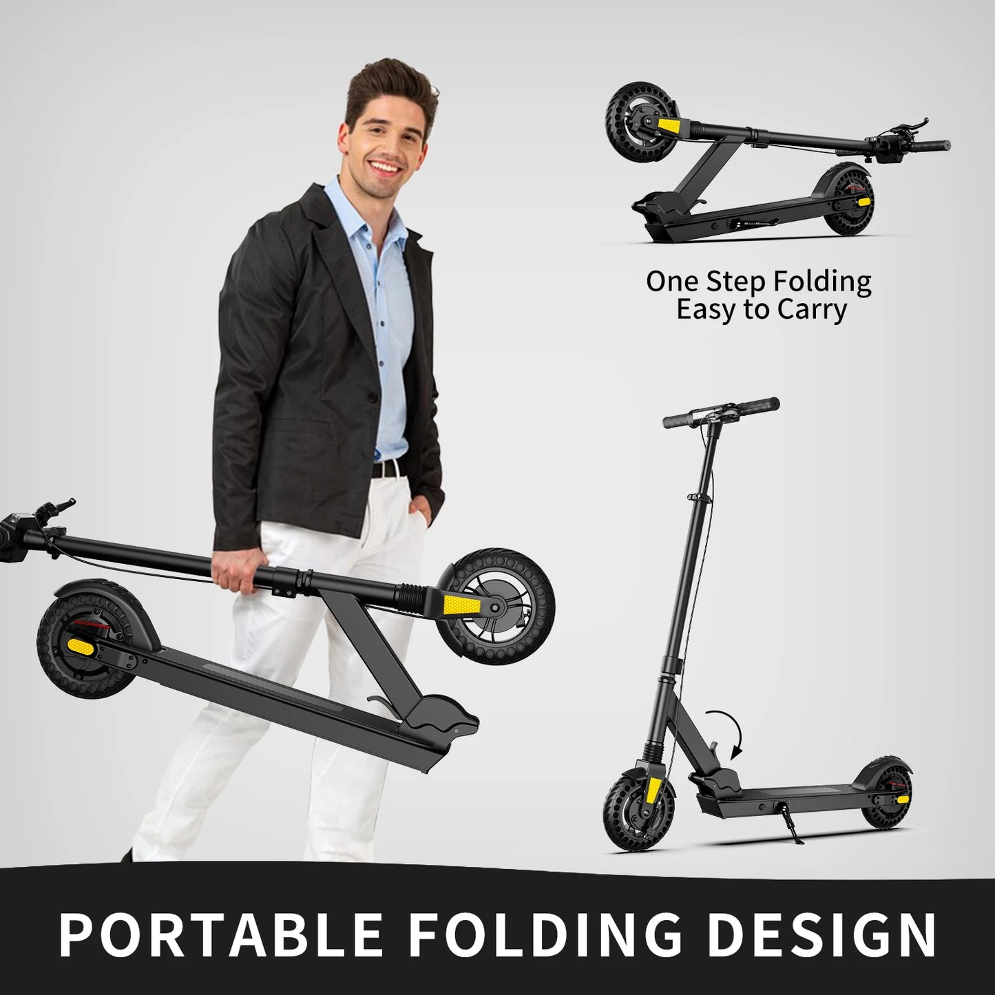 Folding Electric Kick Scooter 15.5MPH, For Teens.