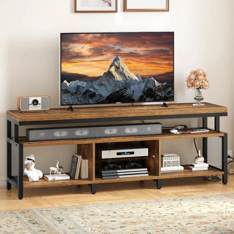 LED Television Stands w/Power Outlets for 70/65 inch.