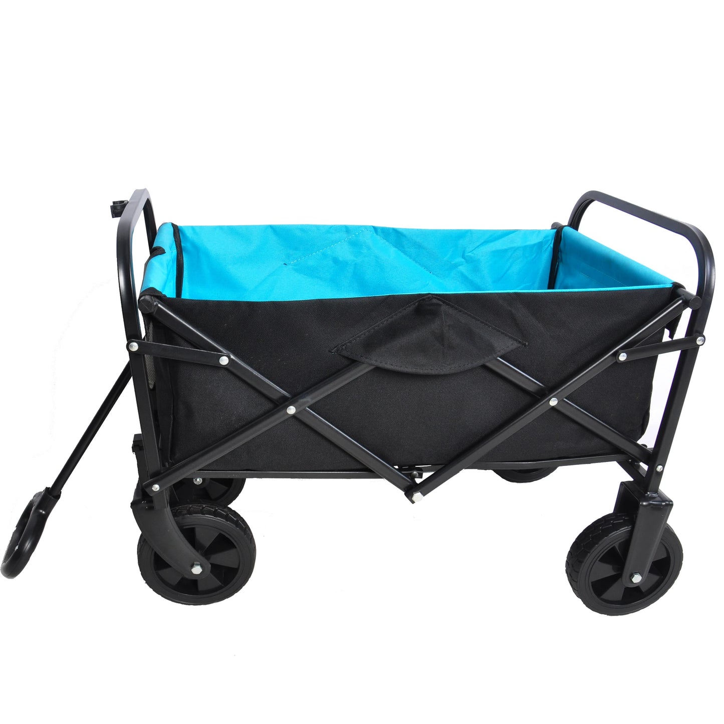 Mini Folding Wagon Garden Shopping Beach Cart )