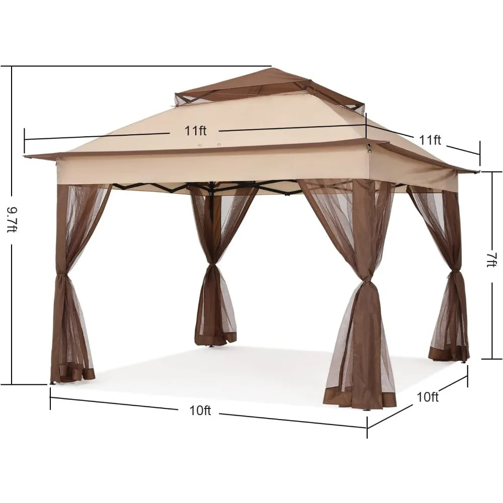 Pop-up Gazebo Tent With Mosquito Net.