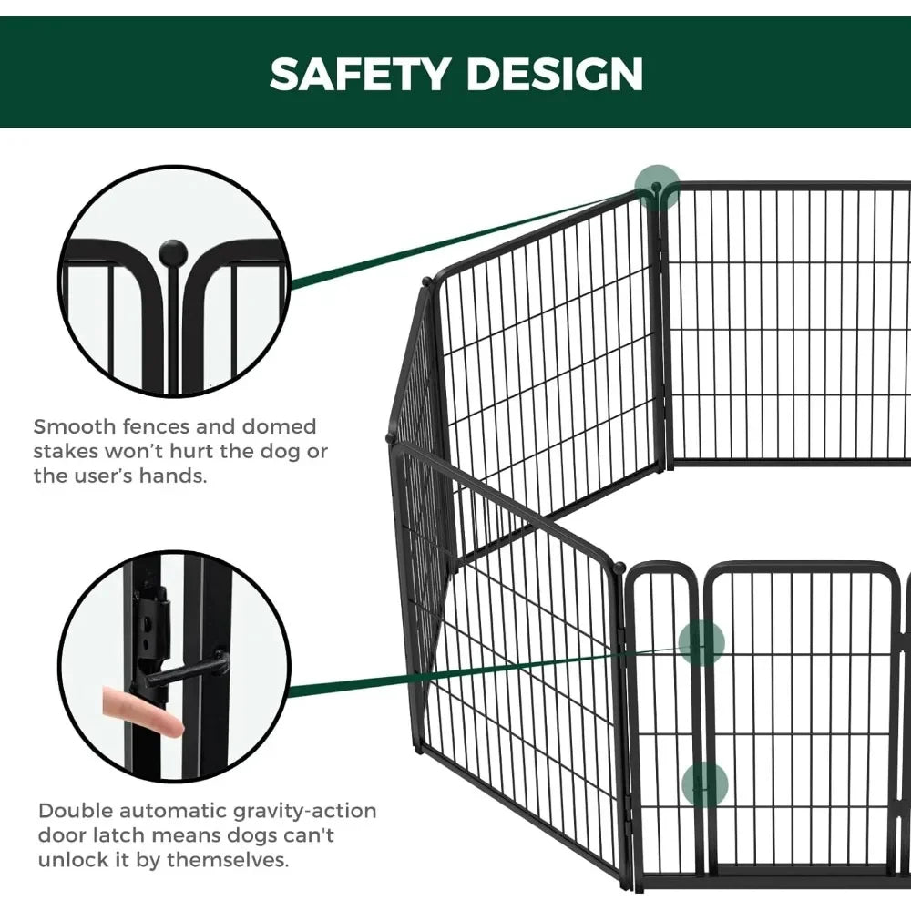 Indoor Garden Fence Dog Playpen.