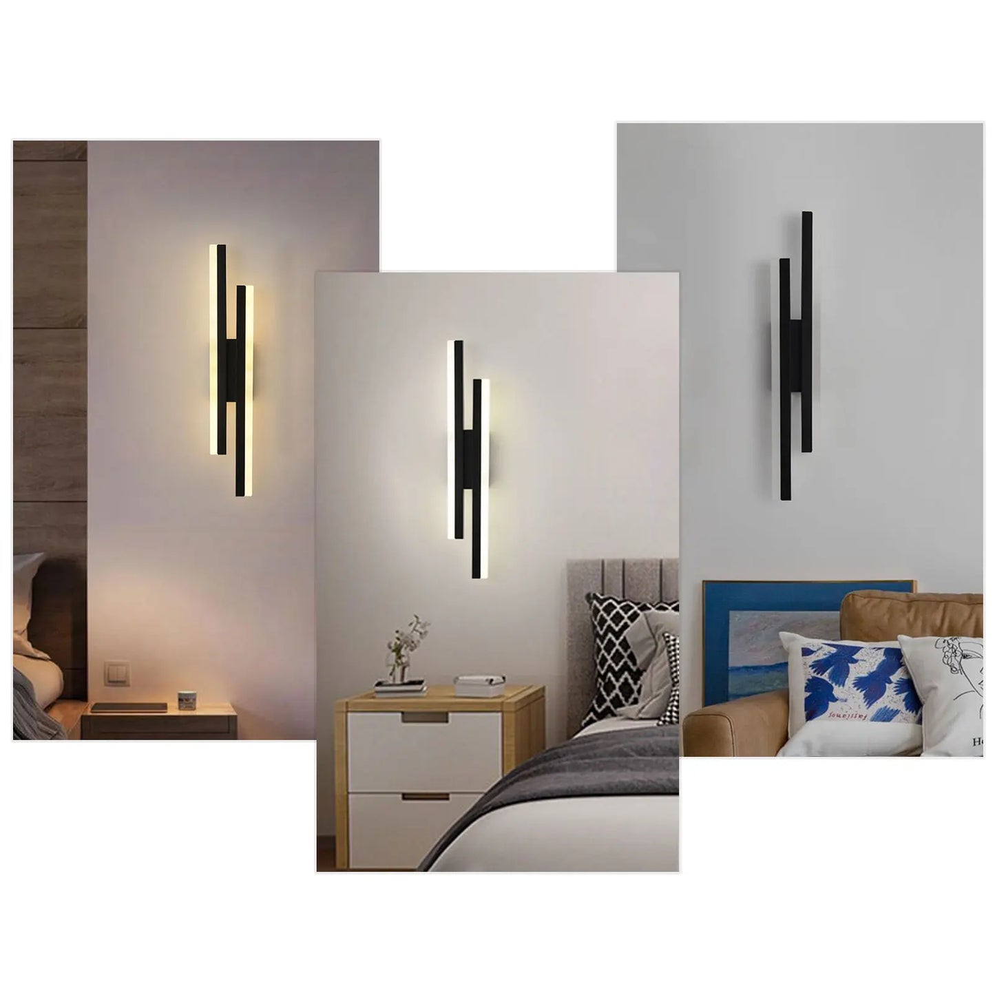 LED Wall Sconce Lighting, Dimmable.