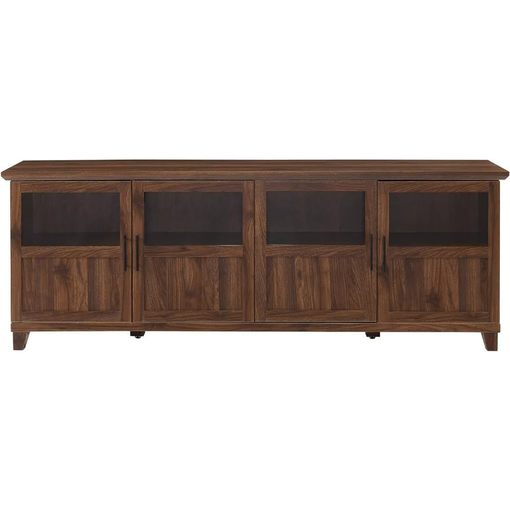 Dark Walnut Fire Place Tv Stands Cabinet 70 Inch.