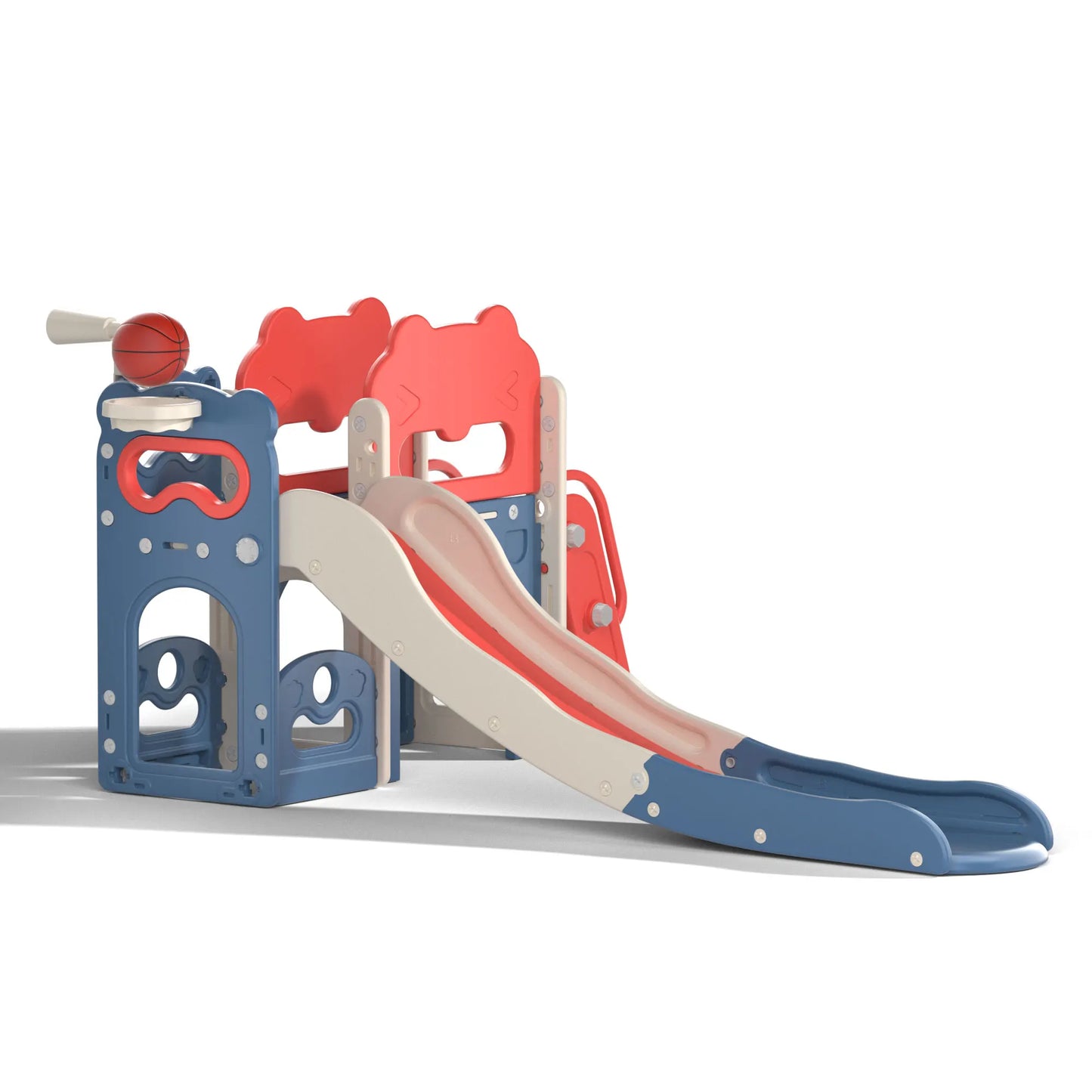 8-In-1 Kids Slide & Climber Set, Toddler Slide Playset.