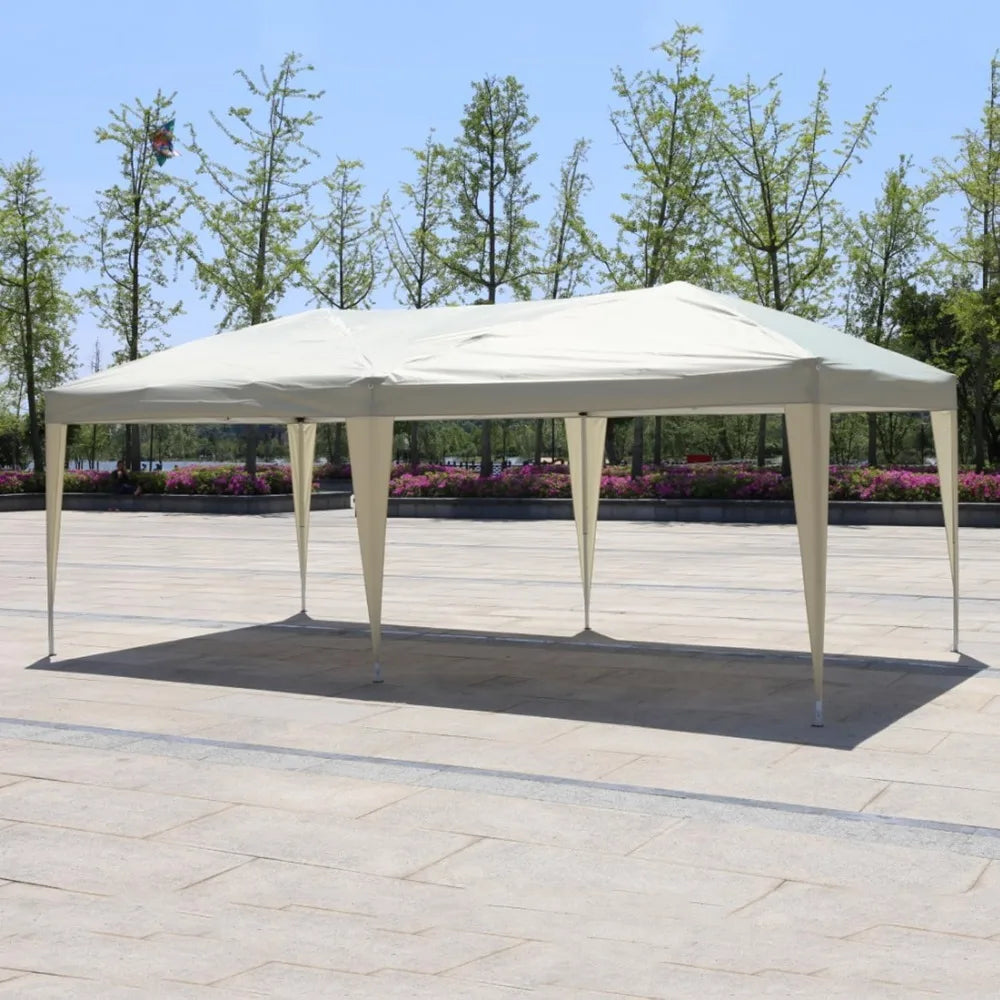 Tent W/ 4 X 10 Foot Removable Sidewalls,10x20 Pop-Up.