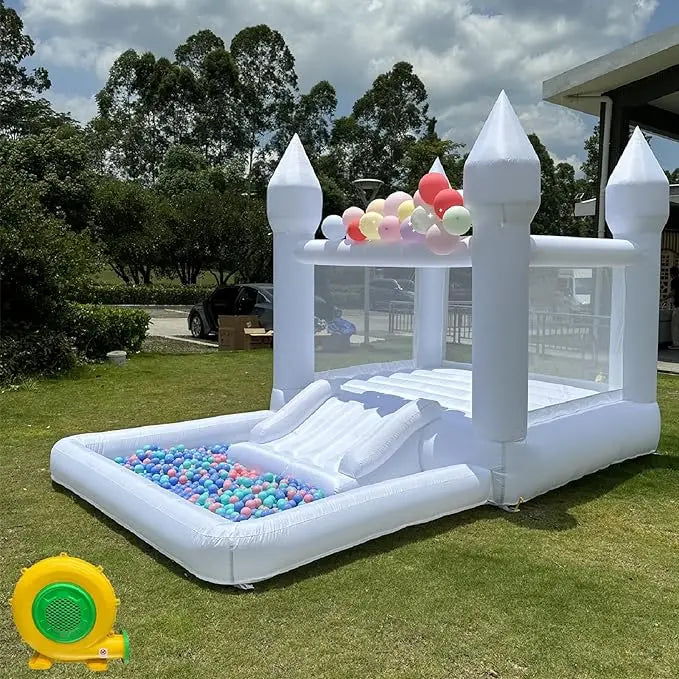 Professional Jumping Bouncy Castle w/Balls Pit, Air Blower.