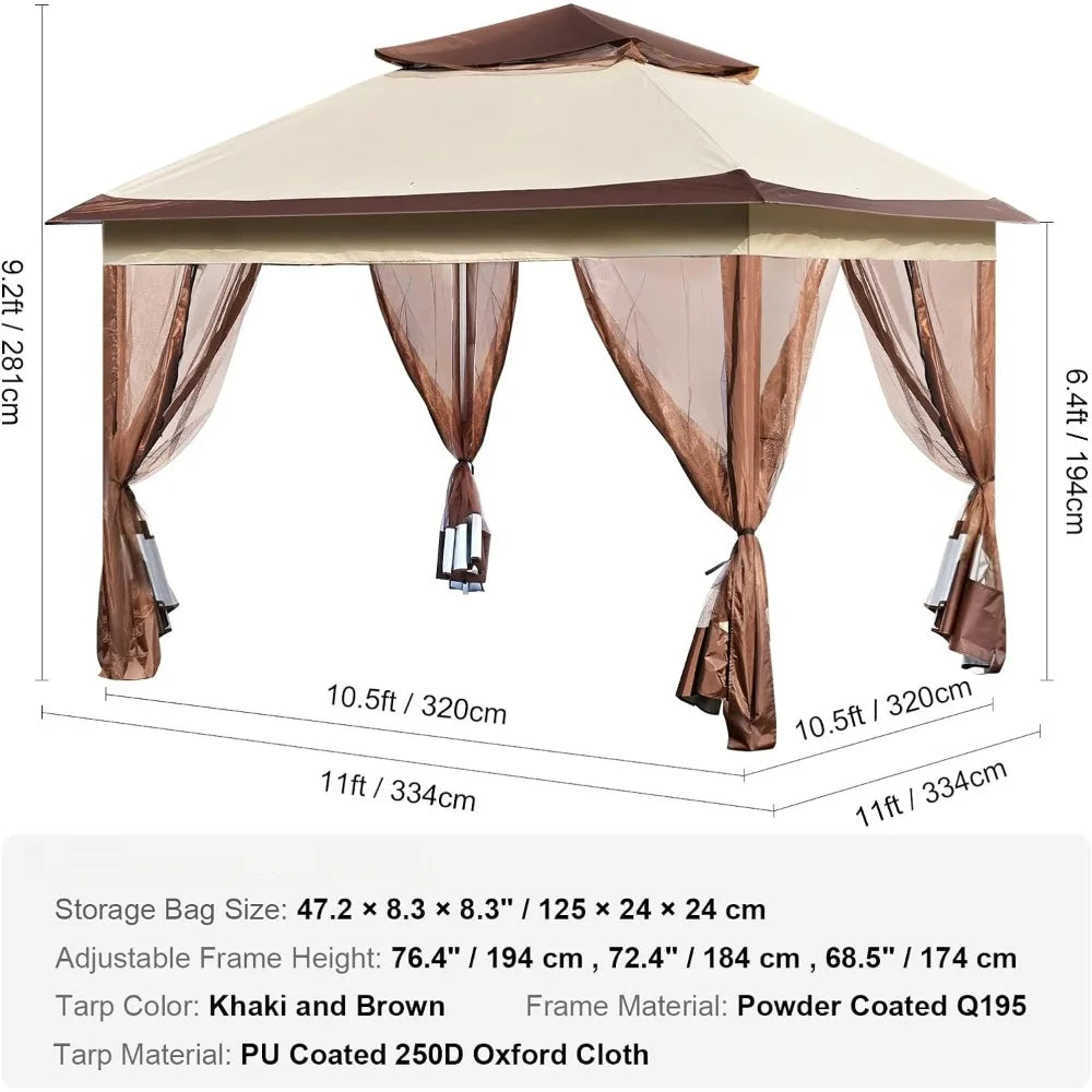 Gazebo Metal Frame and Cloth Folding Tent.