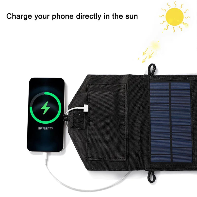 4-fold 500W Foldable solar panel portable.