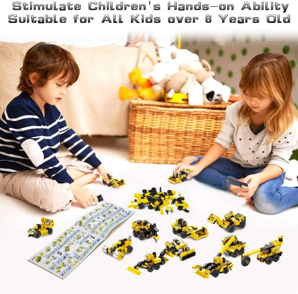 2 in 1 Deformation Robot Building Blocks,