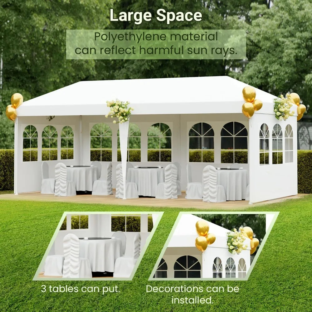 10x20 Outdoor Gazebo Party Canopy Tent.