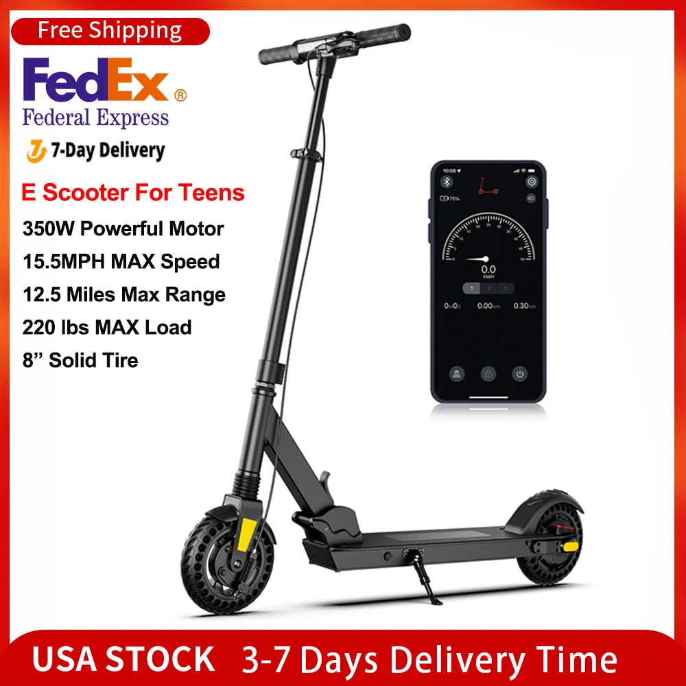 Folding Electric Kick Scooter 15.5MPH, For Teens.