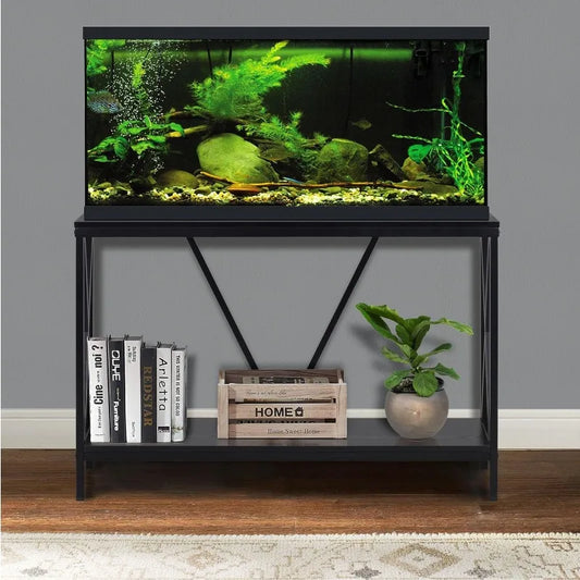 40/55 Gallon Metal/Wood, Aquarium Stand, Console Table