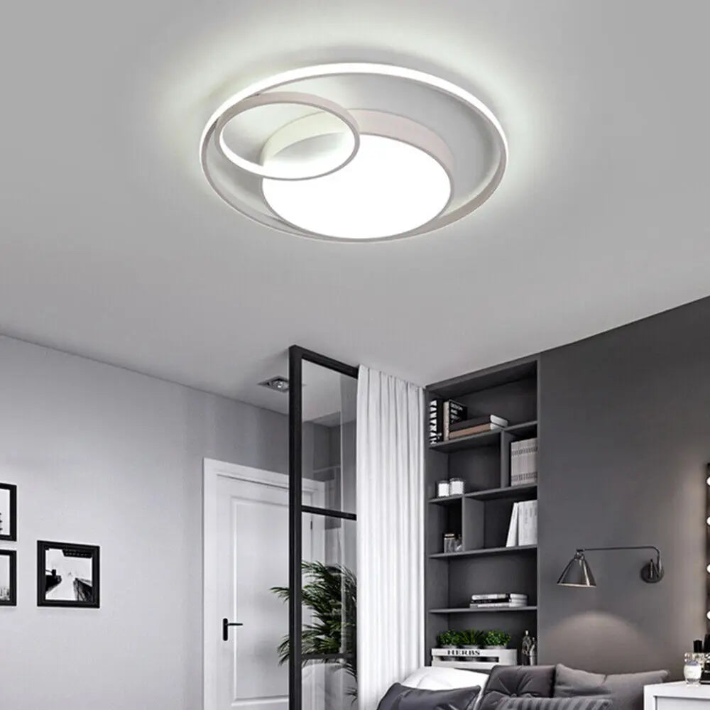 55W Modern Acrylic LED Ceiling Light Fixture, Living, Office & Bed Room.