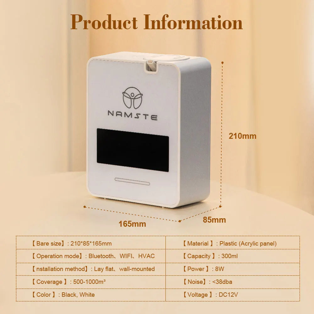 WIFI Bluetooth Diffuser Aromatherapy 300ML Capacity Air Purifier.