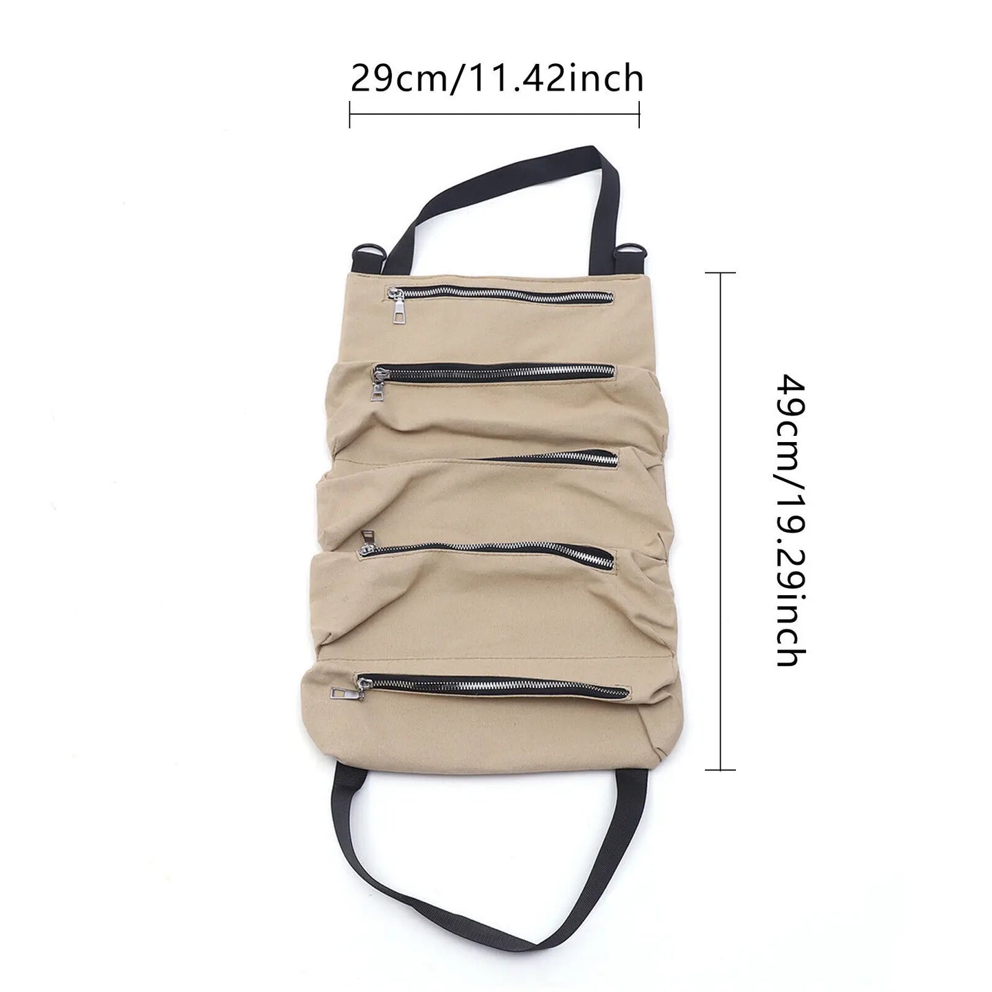 Multi-Purpose Roll Up Hanging Organizer Storage 5-Pockets