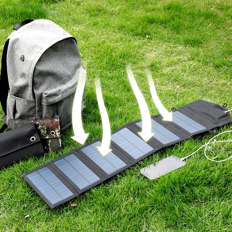 4-fold 500W Foldable solar panel portable.