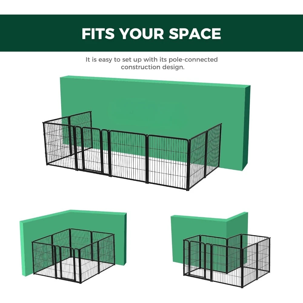 Indoor Garden Fence Dog Playpen.