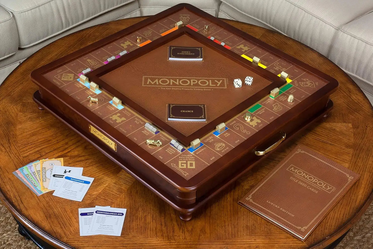 Monopoly Luxury Edition Board Game.