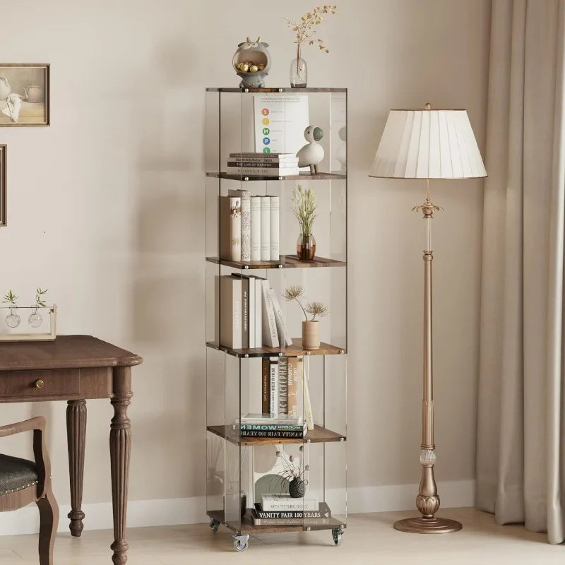 5 Tier Corner Modern Shelf