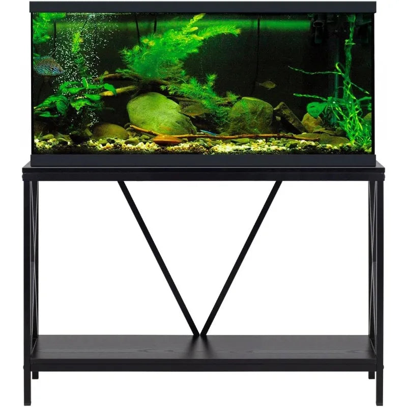 40/55 Gallon Metal/Wood, Aquarium Stand, Console Table