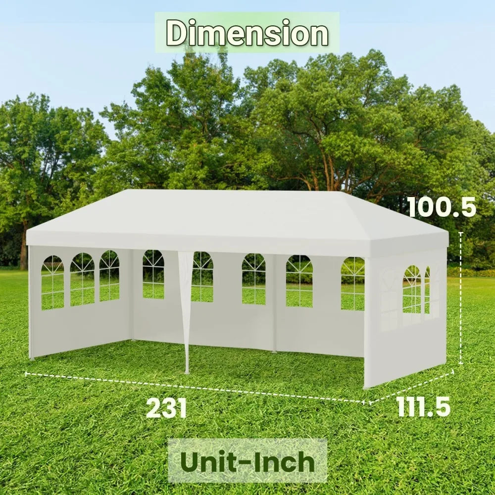 10x20 Outdoor Gazebo Party Canopy Tent.