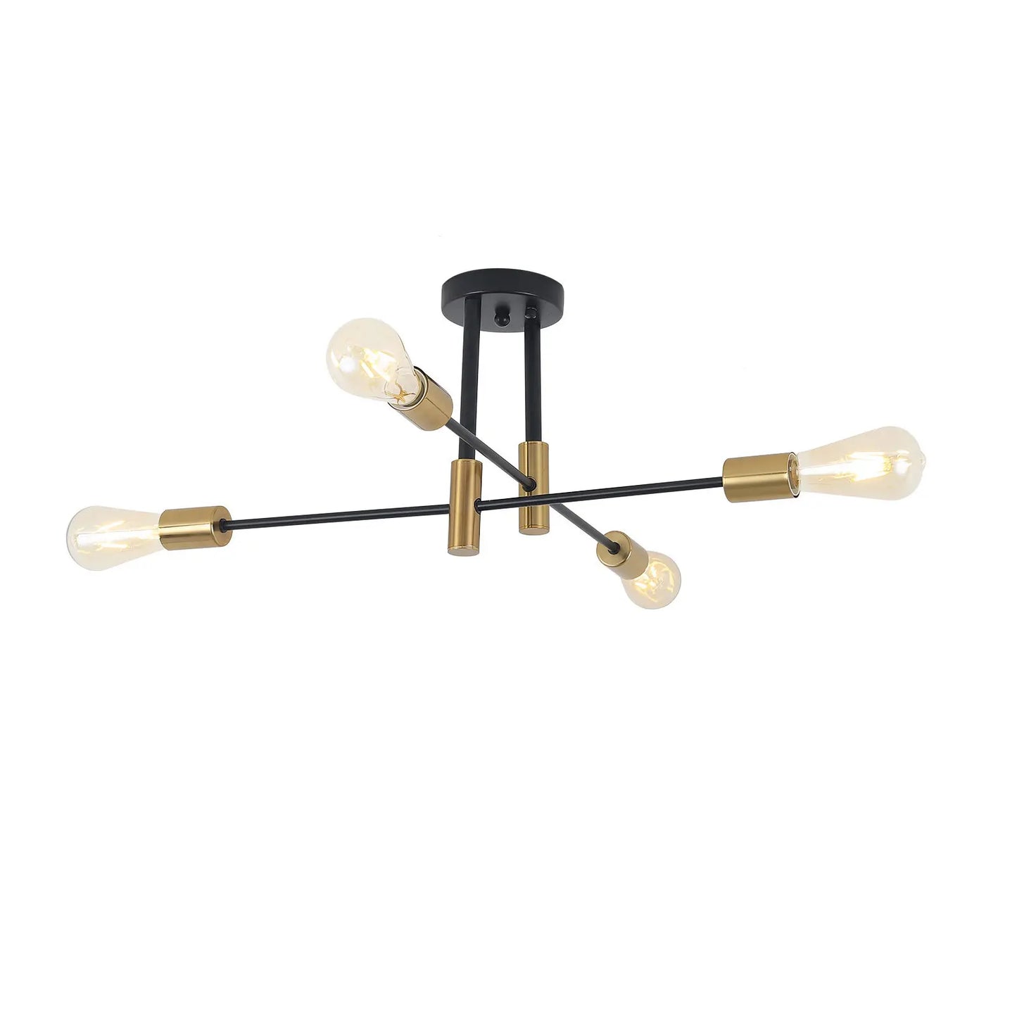 Sputnik Chandelier 4-light Modern Pendant Ceiling Light Fixture.