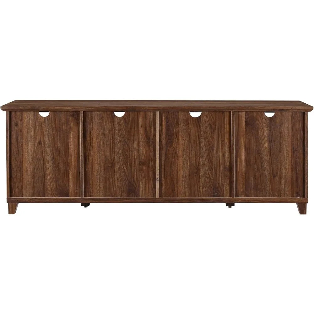 Dark Walnut Fire Place Tv Stands Cabinet 70 Inch.