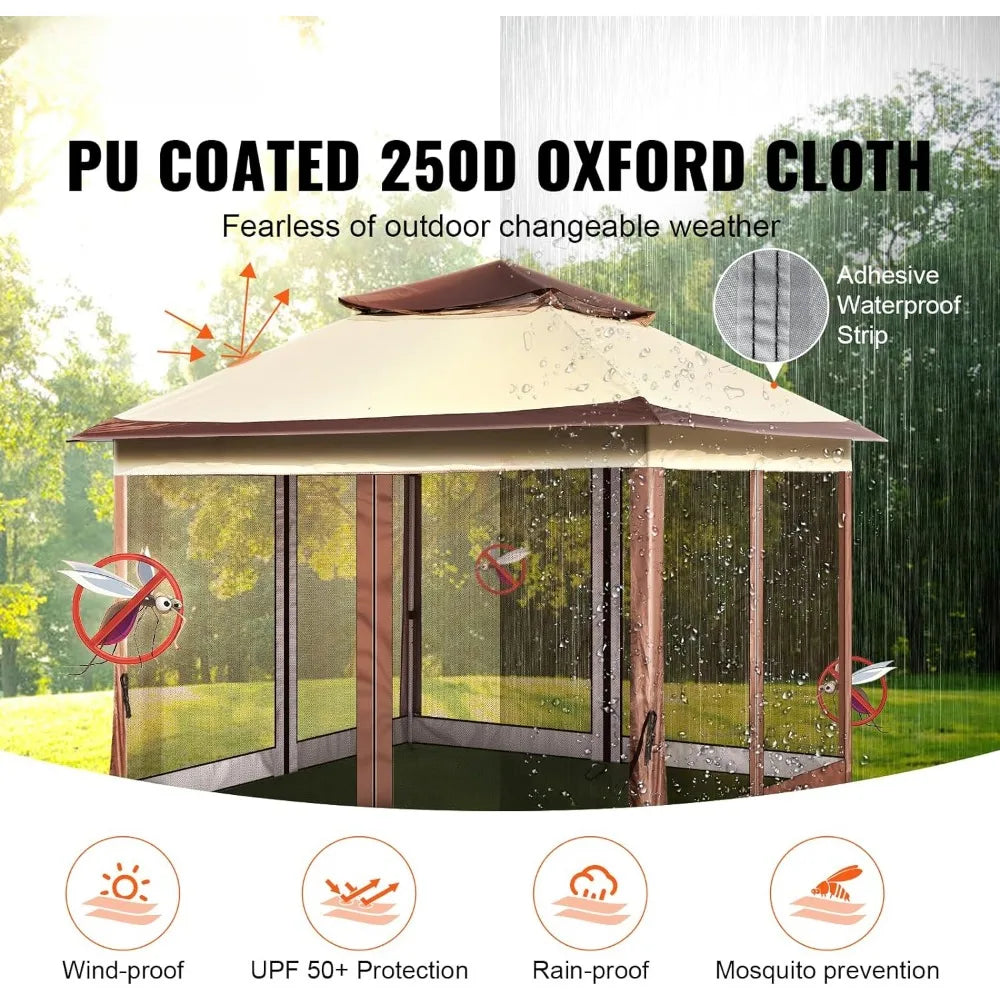 Gazebo Metal Frame and Cloth Folding Tent.