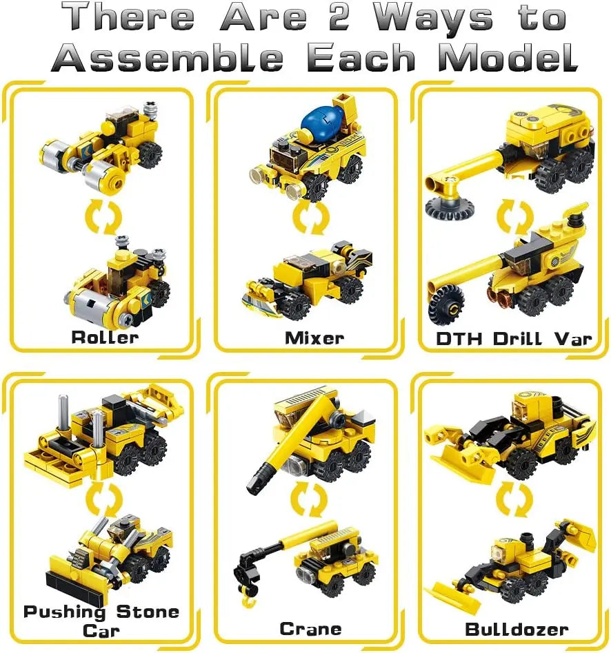 2 in 1 Deformation Robot Building Blocks,