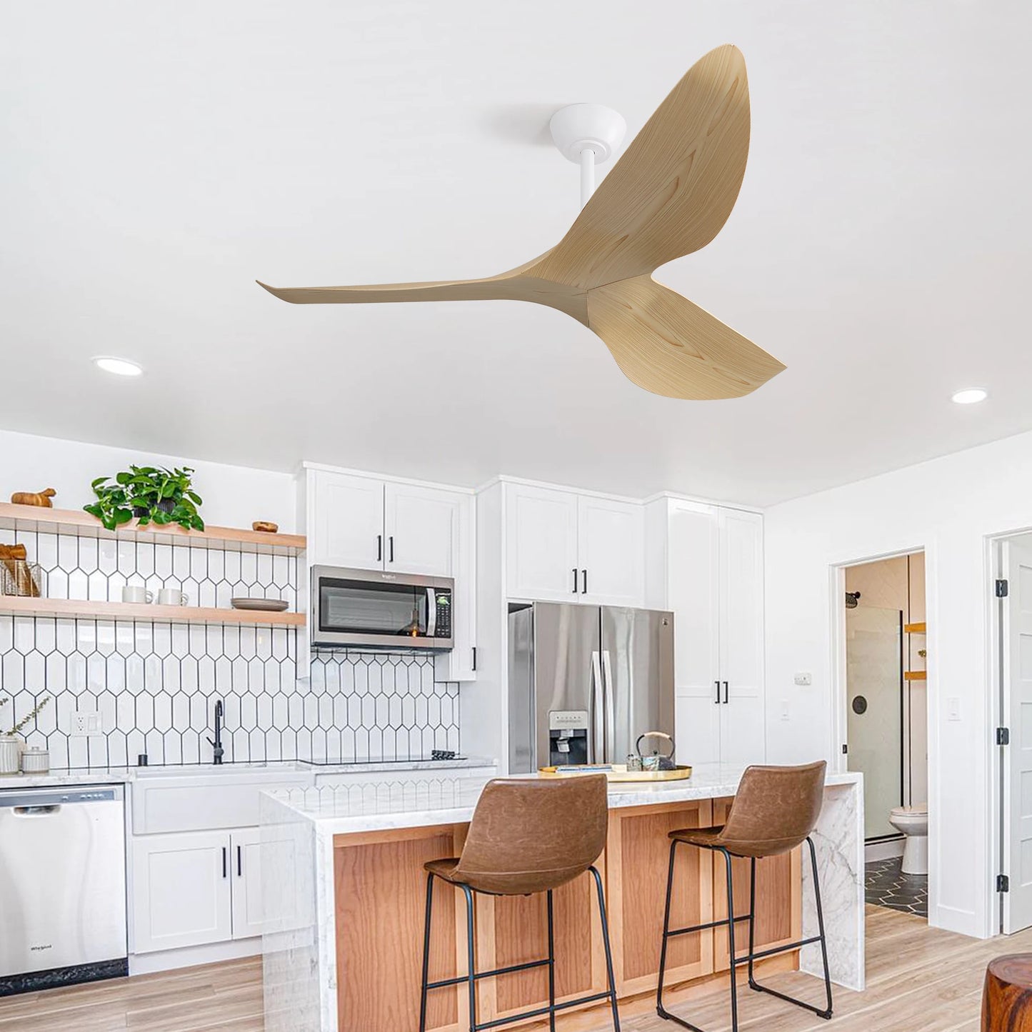 52-inch DC Ceiling Fans With Remote Control, 6-Speed.