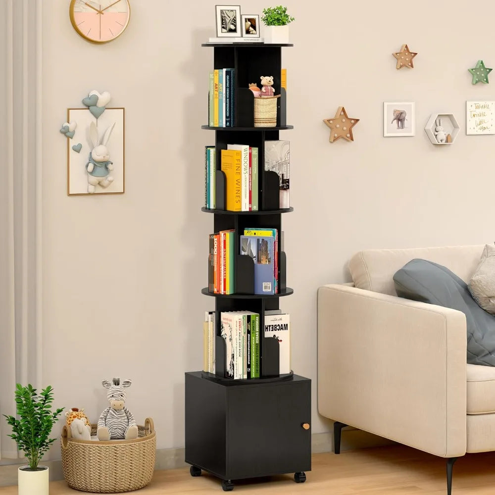 Storage Shelf, Floor Standing Bookcase Tower